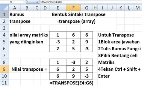 Cara Mudah Membuat Matriks di Excel untuk Pemula